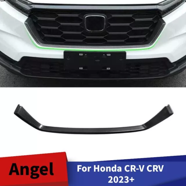 FOR HONDA CRV 20232024 Front Grille Chrome Grill Strips Trim Carbon