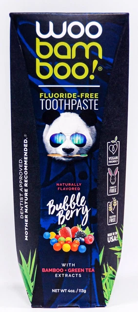 Woobamboo Pasta Dientes Pasta de Dientes Burbuja Baya 113g