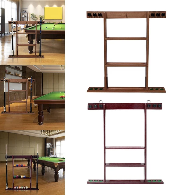 Dickly Lot de 6 Poches de Billard pour Table de Billard, Sac de Filet de Billard Noir pour Panier de Billard, Poche de Billard en Toile Durable