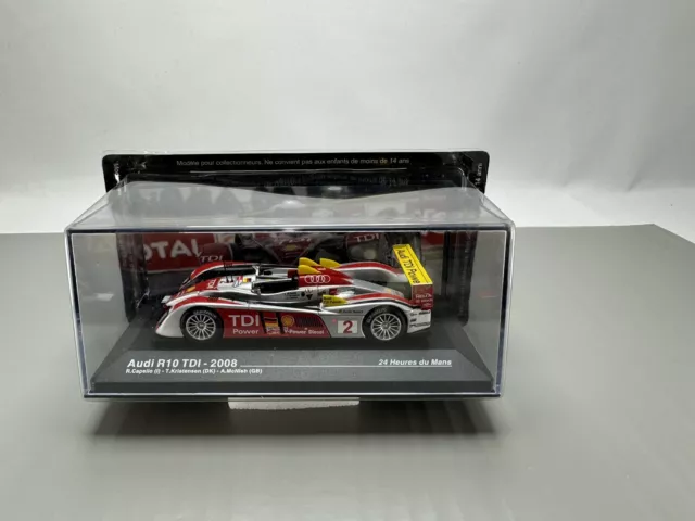 1/43 Altaya 24h Du Mans Audi R10 TDI Capello/Kristensen/McNish 2008 (FF)