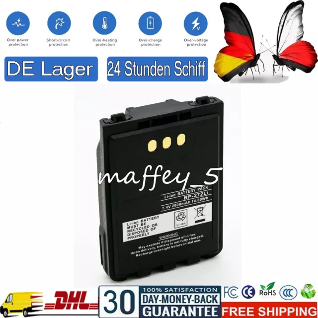 BP272 271 Akku für ID-31A ID-31E ID-51A ID-51E 2000mAh LI-ion ICOM ID-51A IP100H