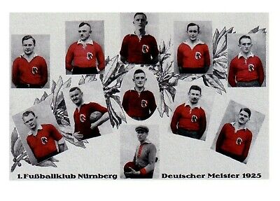 Deutscher Fußball Meister 1924 Fan Big Card Edition F79 1.FC Nürnberg 