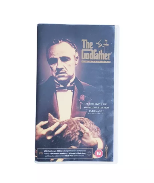 THE GODFATHER PART 1, 2 & 3 Al Pacino Widescreen Classic Vhs Video Uk ...