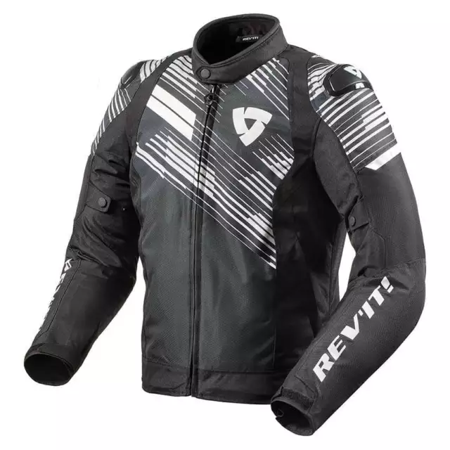 REV'IT! Apex TL Noir Blanc Blouson -  Livraison gratuite!