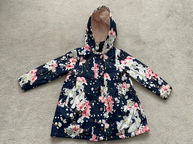 Giacca cappotto Ted Baker floreale bambine bambini età 3-4 anni