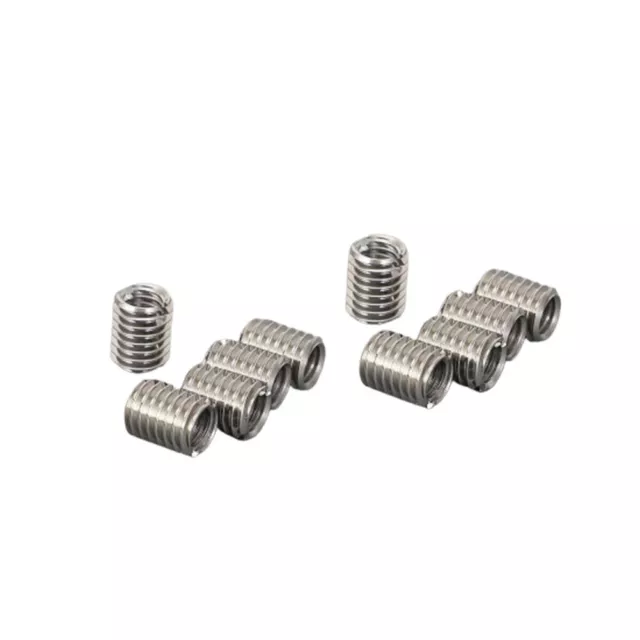 Thread Reducer Kits Repair Inserts Stainless Steel Thread With Groove 10pcs/Set