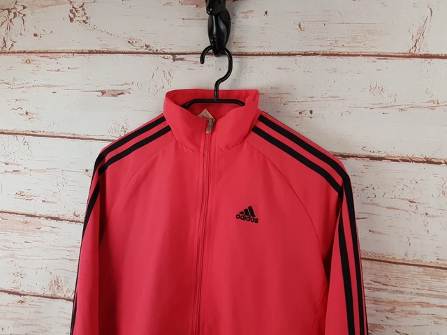 Adidas giacca da ginnastica per ragazze 11-12 anni rosa tuta top cerniera intera sport casual 5
