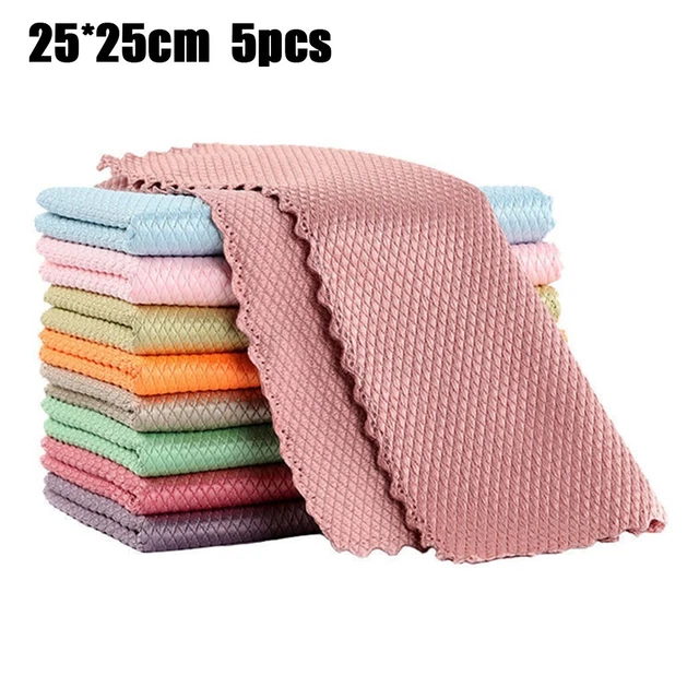 5/10* NanoScale Streak-Free Miracle Cleaning Cloths (Reusable) Easy Clean 3