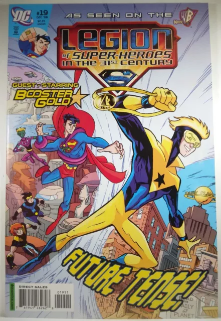 💥 LEGION OF SUPER-HEROES IN THE 31st CENTURY #19 VF BOOSTER GOLD SUPERBOY 2008