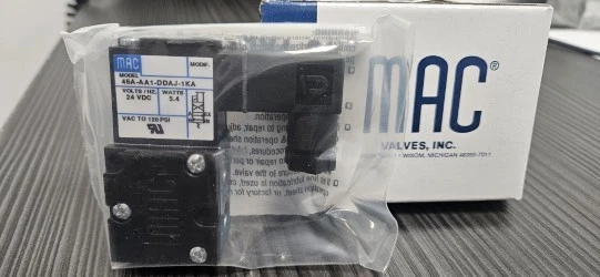 thumbnail image 2 of MAC Solenoid Valve 166B-611JM – 24 VDC 8.5 Watts – New Free Shipping 2 of 6
