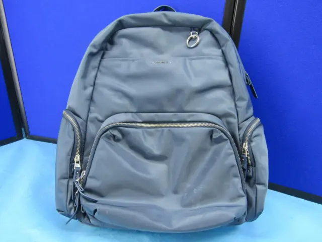Tumi Blue Backpack Travel Garment Mini Luggage Carry-On