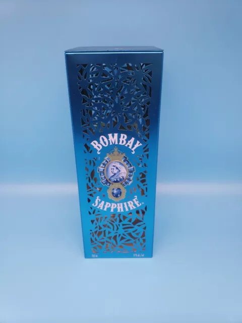 Bombay Saphire 750 ML Blue Limited Edition Metal Cage Tin only, no spirits