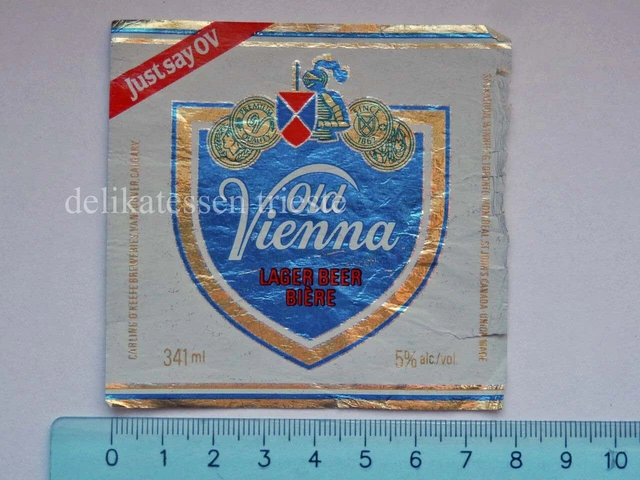 BIRRA OLD VIENNA Lager bier beer vecchia ETICHETTA old LABEL vintage