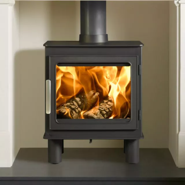 Nordpeis Bergen Stove Glass 416 mm x 339 mm Schott Robax High Definition