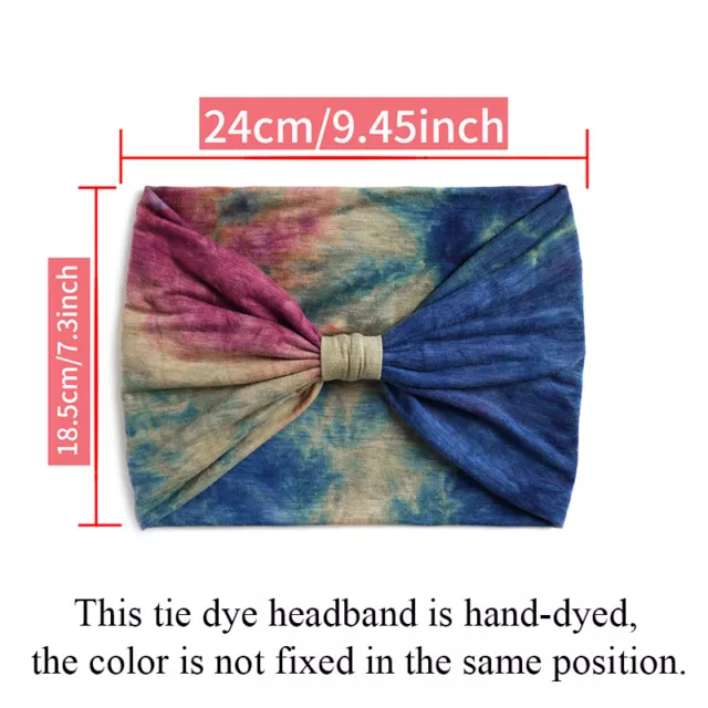 Bandeau Élastique Noué Pour Cheveux Accessoires Pour Cheveux Bandanas 》 2