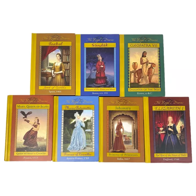 Dear America The Royal Diaries Book Lot of 7 Scholastic Home School History HC
