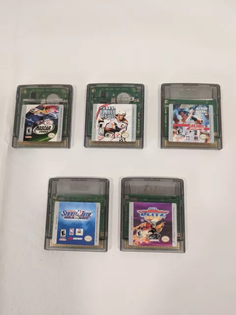 Nintendo Game Boy Color Games Lot of 5 - NHL Blades of Steel, NHL Blitz, NBA +