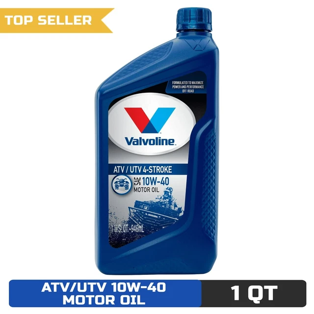 VALVOLINE 4STROKE ATV/UTV SAE 10W40 Motor Oil 1 QT 10.38 PicClick
