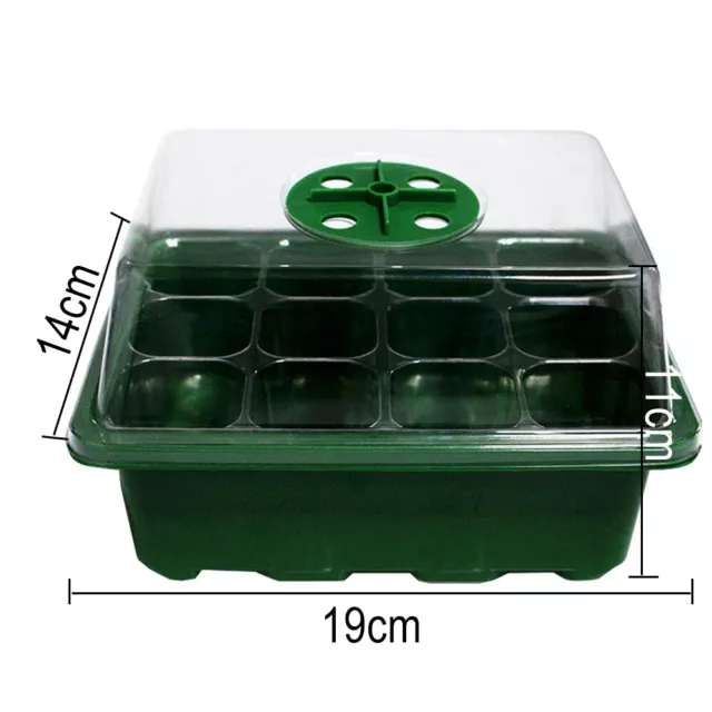 Hole Plant Box Seeds Grow Box Seed Propagation Nursery Seedling Starter Tray 2