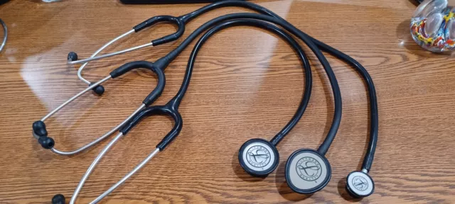 Littman Master Classic II Stethoscope lot 3 different sizes lightweight 2 se