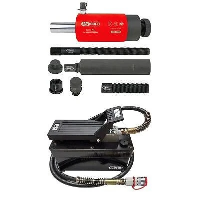 KS TOOLS Unità Idraulica 22t, con Pompa Aria-Idraulica, 13pz