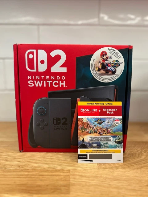 NINTENDO SWITCH 2 + Mario Kart World Costco Bundle With 12 Month NSO ...