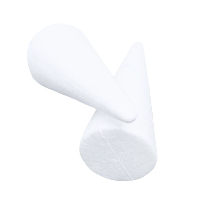 Palline albero di Natale bianco artigianato albero di schiuma