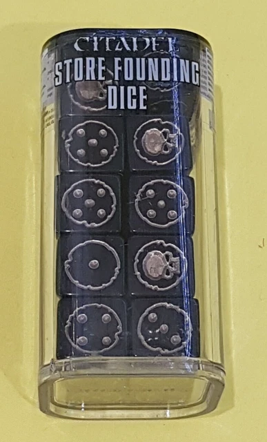 WARHAMMER STORE FOUNDING Dice - Limited Edition Dice New