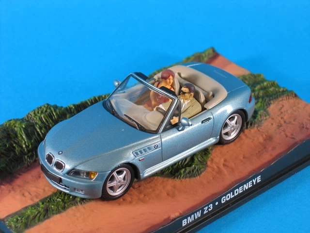Miniature James Bond 007 - BMW Z3 Roadster 1/24 Goldeneye, Test 4, Neuve