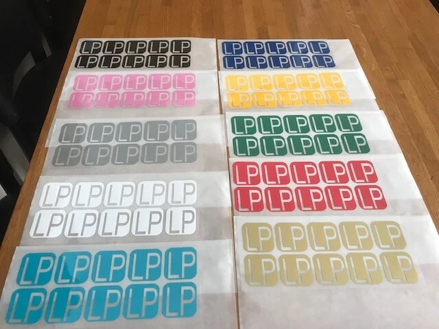 Lot De 10 Patchs / Flocages – Initiales – Pour Maillot, Short, Survêtement