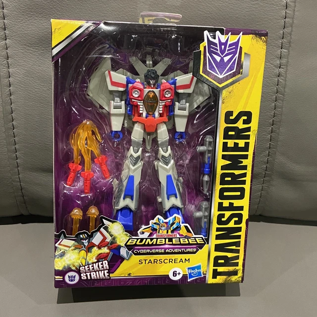 HASBRO TRANSFORMERS STARSCREAM Action Figure Cyberverse Adventures New