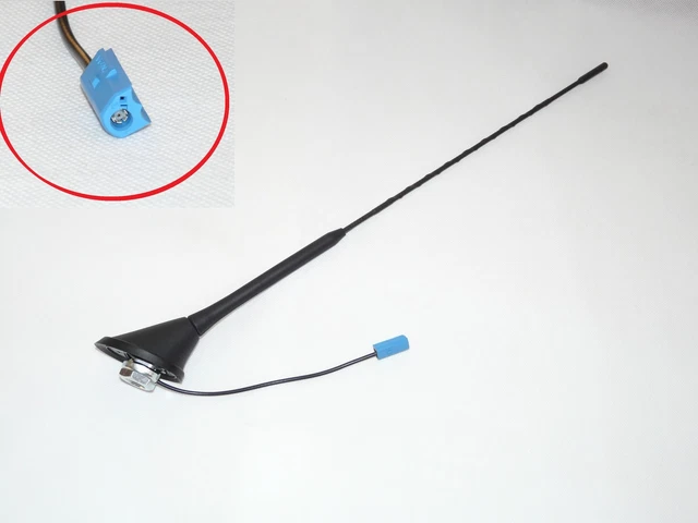 Dixhills Base Antenna 51995445 7799321 + Asta Antenna 6561.N6 46415116 Compatibile Con Relay Seicento Doblo Punto Ducato Boxer Di Ricambio Per Base Antenna E Asta Antenna - 3