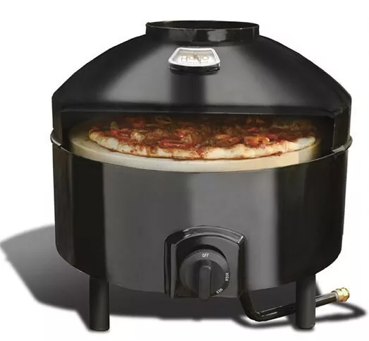 Four à Pizza au Gaz à poser à l’italienne surface ∅ 34 cm en inox Qualité Pro A+