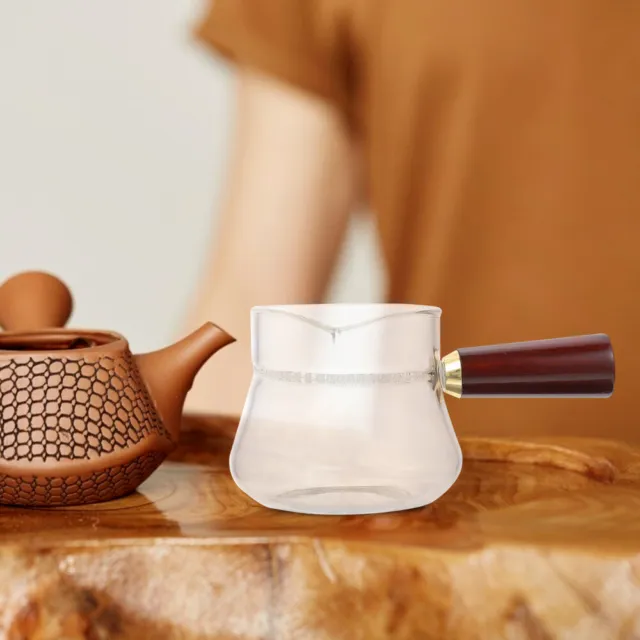 Glas Fairer Pokal Büro Teekessel Mit Seitengriff Zubehör Für Gongfu-Tee