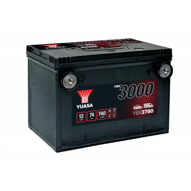 Batterie voiture américaine Yuasa SMF YBX3780 12V 74ah 7400A