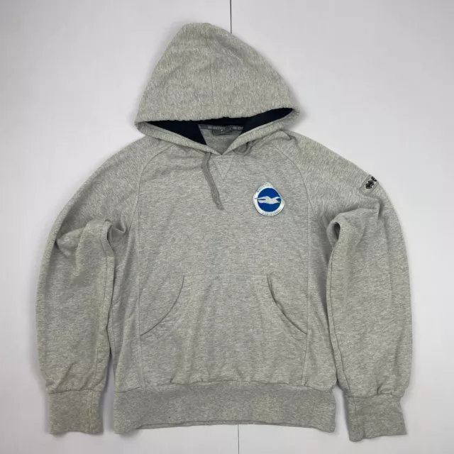 Brighton Hoodie Medium Grey Mens Hooded Sweatshirt Pullover Errea Football