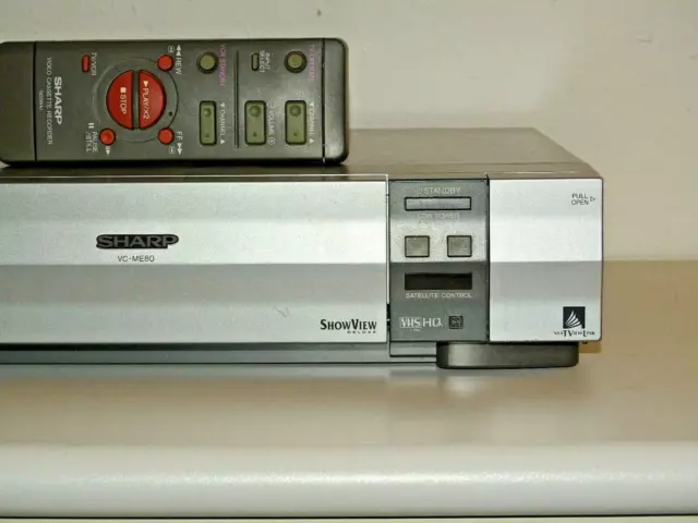 Sharp VC-ME80 VHS Videorecorder inkl. Fernbedienung, 2 Jahre Garantie 3