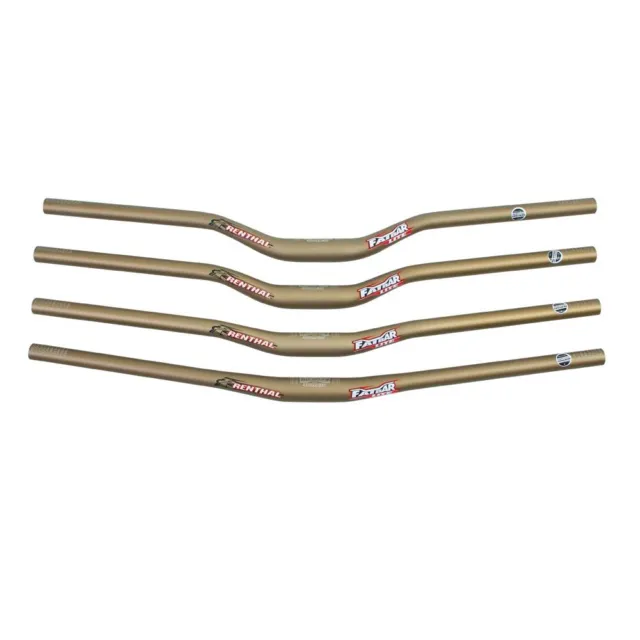 Renthal Fatbar Lite V2 - 31.8mm - Alloy Riser Handlebars - Gold