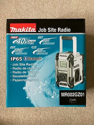 Radio de sitio de trabajo Makita MR002GZ01 18v LXT, 40V XGT, 12v CXT Bluetooth - solo cuerpo