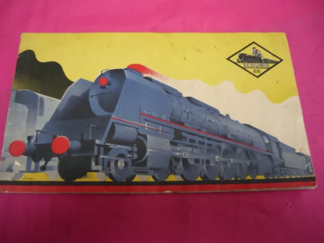 LR - Louis Roussy   rare catalogue années 30  train ech O