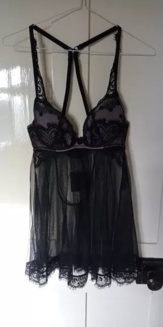 *NEW* ANN SUMMERS UNDERWIRED BABYDOLL NIGHTY CHEMISE - Size 10 BNWT rrp £40 GIFT