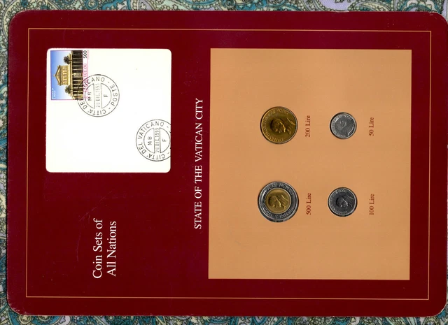 Coin Sets of All Nations Vatican 1991-1992 UNC 20DIC1993