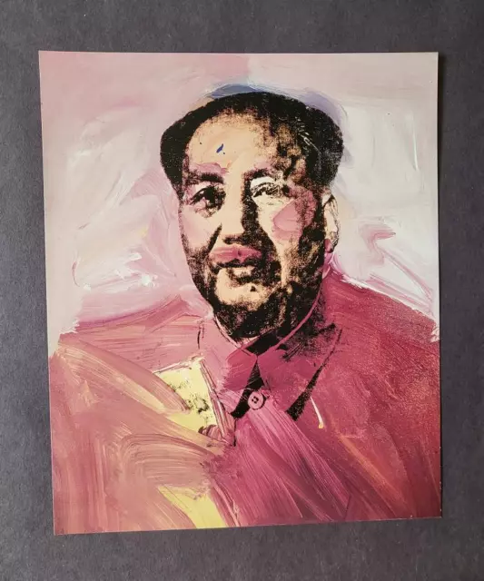 Litografía Andy Warhol ""Mao"" Color Offset 1983