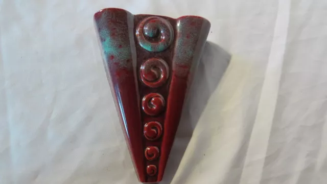 Vintage Australian Pottery Diana Wall Pocket Vase Made In Australia