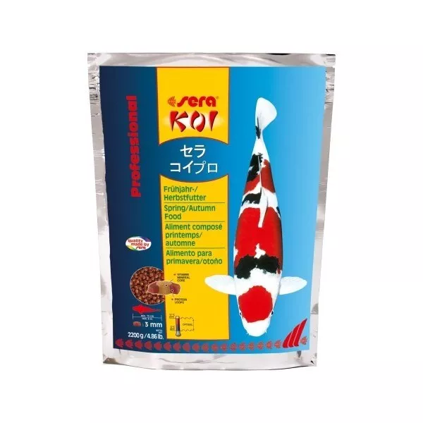printemps/ automne 2.2kg SERA KOI Professional aliment composé 07013