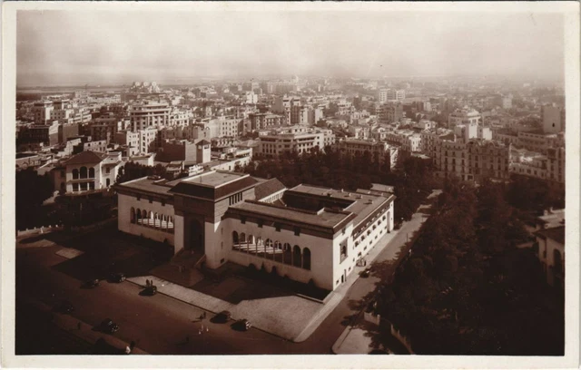 CPA AK CASABLANCA Vue générale Palais de Justice MAROC (23502)