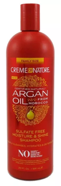 Creme Of Nature Argan Oil Shampoo Sulfate-Free 20oz