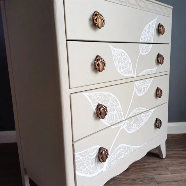 Harris Lebus Chest Of Drawers Upcycled Retro Vintage 2