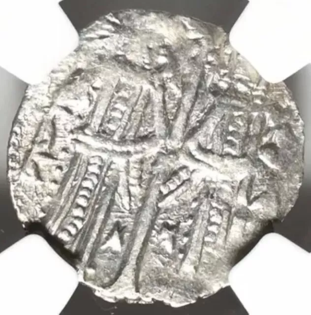 BULGARIA Ivan Aleksander 1331-1371 Medieval Crusaders Silver Gros Coin, NGC AU