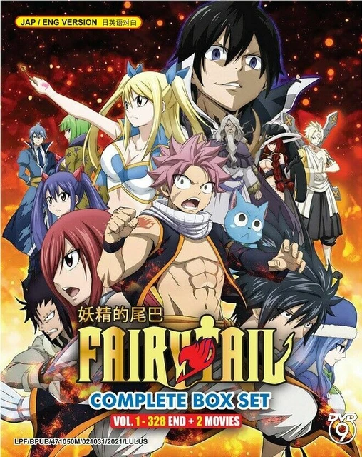 Fairy Tail Tv Series Boxset Dvd Episodes 1 328 End 2 Movies With